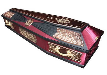 Гроб атлас декор