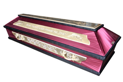 Гроб атлас декор