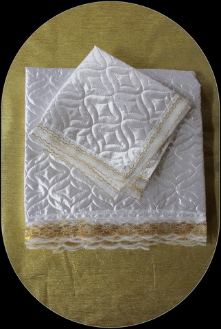 Покрывало на гроб атлас стеганый накат+наволочка&nbsp;